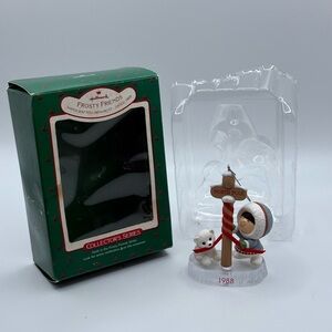Frosty Friends 1988 Hallmark Keepsake Christmas Ornament 9 In Series North Pole